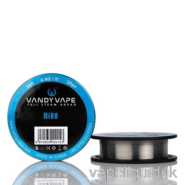 Vandy Vape Specialty Wire Spools Ni80 - 28GA - 30ft - 4.4ohm Vape Liquid